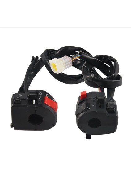 7/8 Inç 22MM Atv Motosiklet Gidon Kontrol Anahtarları Boynuz Düğmesi Dönüş Sinyali Sisi Tavar Işığı Işık (Yurt Dışından) modelleri