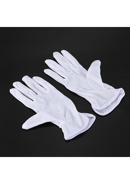 20X Çift Koruyucu Koruyucu Anti-Slip Beyaz Pamuklu Çalışma Sürüş Eldivenleri (Yurt Dışından) fırsatları
