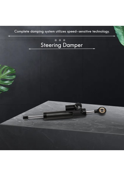 Evrensel Direksiyon Damper Motosiklet Stabilizatör Doğrusal Güvenli Kontrol Cnc Yamaha MT09 MT07 Yzf R1 R6 R6 Siyah (Yurt Dışından) fiyatları
