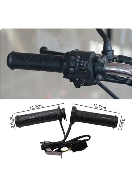 7/8 Motosiklet Isıtmalı Gidon Elektrikli Sıcak Tutuşmalar 12V Saplayıcı Daha Sıcak 22MM Ayarlanabilir Sıcaklık Motosiklet Aksesuarları (Yurt Dışından) fırsatları