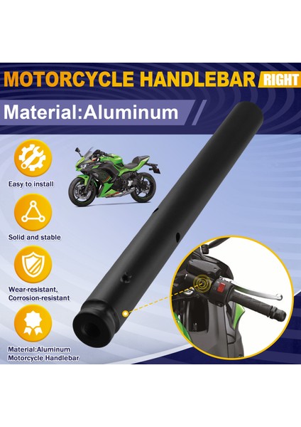 Kawasaki Ninja 650 EX650 ER650 Yönlü Kol Direksiyon Kolu Için Motosiklet Gidonu Sağ (Yurt Dışından) fırsatları