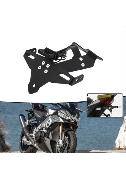 Motosiklet Plaka Tutucu LED Işık Kuyruğu Düzenli Çamurluk Eliminator Aprilia Tuonov4 Tuono V4 1100 2021-2024 (Yurt Dışından) fiyatları