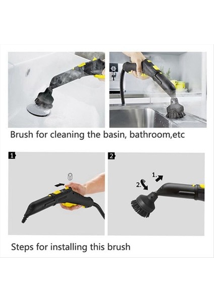 Karcher Sc Serisi Sc2 Sc3 Sc4 Sc5 Ste Buhar Nozul Fırçası Kafası Buhar Uzatma Meme Bakır Fırçası Vakum Aksesuarları (Yurt Dışından) fiyatları