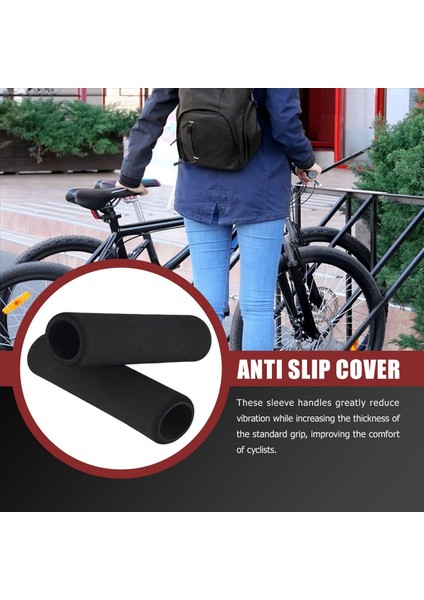 2pcs Motosiklet Slip-On Köpek Anti Titreşim Konforu Gidon Kavrama Kapağı Uygulanabilir Kılıf Iç Çapı 2 7-3 0 cm (Yurt Dışından) fırsatları