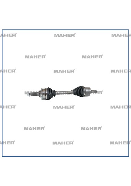 AKS KOMPLE ÖN 626 1998-2002 SOL M-T 2.0 ABSLİ 44 DİŞ 629MM GD17 25 600