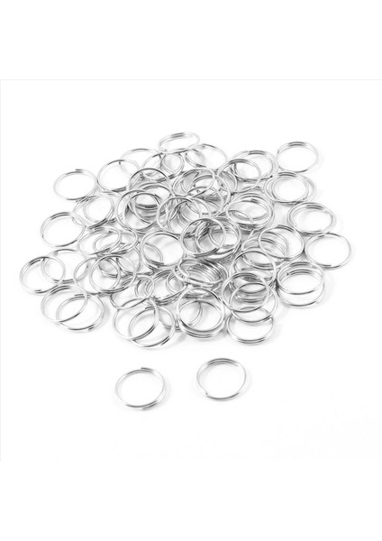 10MM Dia Gümüş Ton Metal Split Döngü Anahtar Yüzük Tutucuları Değiştirme 320 Pcs (Yurt Dışından) fiyatları