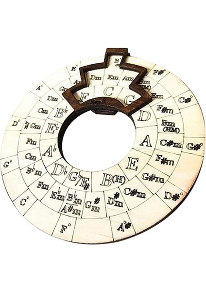 Beşinci Çember Çember Beşinci Ahşap Çemberi Müzik Akor Tekerlekleri Ahşap Melodi Aracı Dekorasyon Için Akor Tekerleği (Yurt Dışından) fiyatları