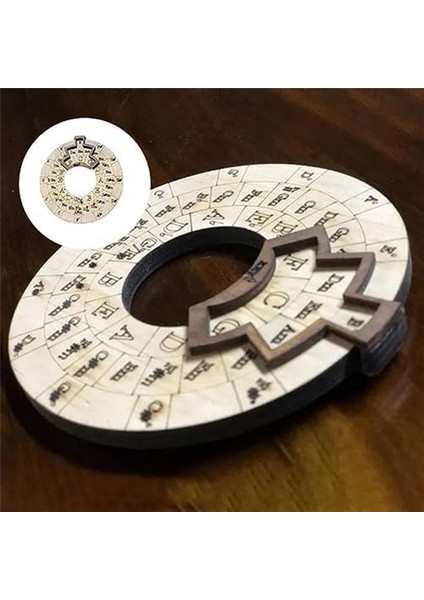 Beşinci Çember Çember Beşinci Ahşap Çemberi Müzik Akor Tekerlekleri Ahşap Melodi Aracı Dekorasyon Için Akor Tekerleği (Yurt Dışından) fırsatları