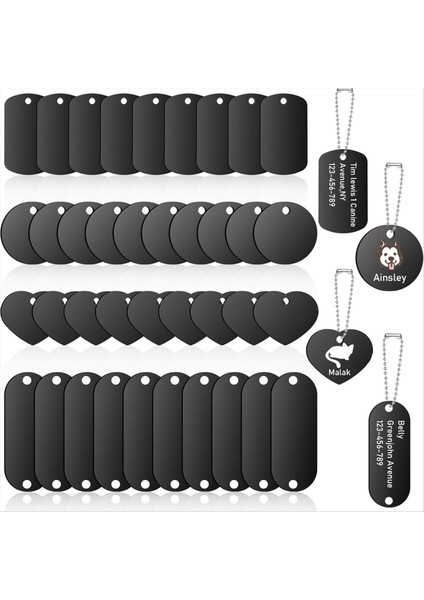 120 Pcs Damgalama Boşluklar Alüminyum Etiketler Yuvarlak Dikdörtgen Kalp Şekli Boş Diskler Mücevher Yapımı Için Boş Diskler (Yurt Dışından)