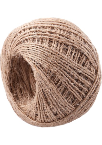 100 Metre - Doğal Dokulu Hessian Jute Sicim String 1mm (Yurt Dışından) fiyatları