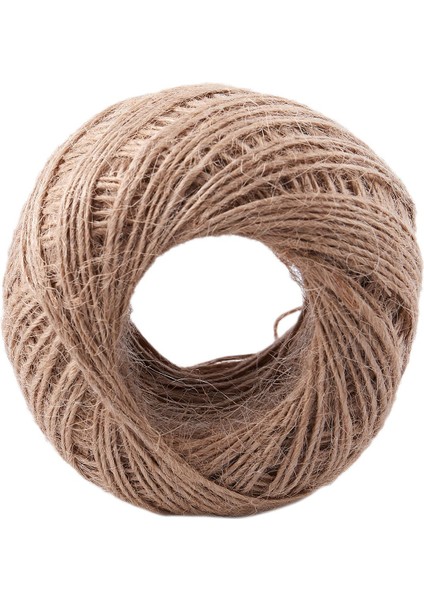 100 Metre - Doğal Dokulu Hessian Jute Sicim String 1mm (Yurt Dışından) indirimleri