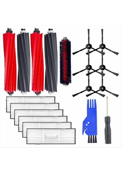 Roborock S8 Pro Ultra Vakum Temizleyici Aksesuarları Için Ana Yan Fırça Hepa Filtre Yedek Parçaları (Yurt Dışından)