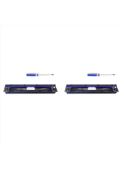 2x Vakum Temizleyici Fırça Dyson V6 V6 V7 V8 V8 V10 Zemin Fırça Silindir Kafa Alt Solep Plakası Yumuşak Peluş Şeritler (Yurt Dışından)
