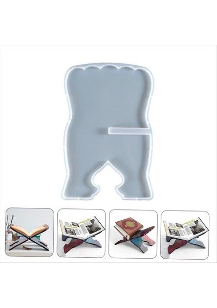 Dıy Kitap Tutucu Reçine Müzik Stand Silikon Kalıp Seti Kitap Okuma Stand Kalıpları Epoksi Reçine Döküm (Yurt Dışından) fırsatları