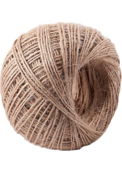 5x 100 Metre - Doğal Dokulu Hessian Jute Sicim String 1mm (Yurt Dışından) fiyatları