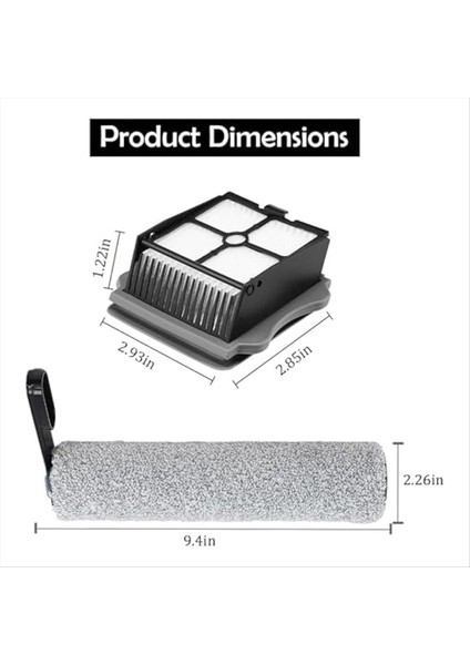 Tineco Zemin Için Yedek Parçalar Bir S5/floor One S5 Pro 2 Kablosuz Vakum Süpürge 3 Pcs Fırça Silindirleri 3 Pcs Hepa Filtresi (Yurt Dışından) fırsatları