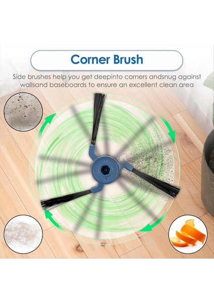 Eufy X10 Pro Omni Robot Vakum ve Paspas Robotik Vakum Yan Fırçalar Için Yedek Yan Fırça (Yurt Dışından) indirimleri