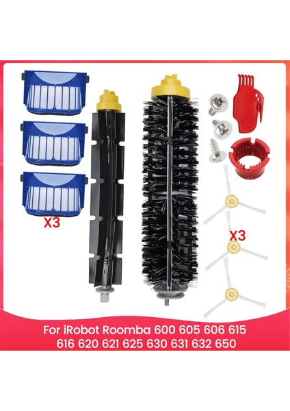 Irobot Roomba Temizlik Robotu 600 Serisi 605 606 615 616 620 621 625 630 631 632 650 Aksesuar (Yurt Dışından)
