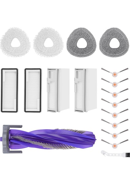 Narwal Freo x Ultra Robot Vakumları Için Yedek Aksesuar Kiti Ana Yan Fırça Hepa Filtre Paspas Bezi (Yurt Dışından)