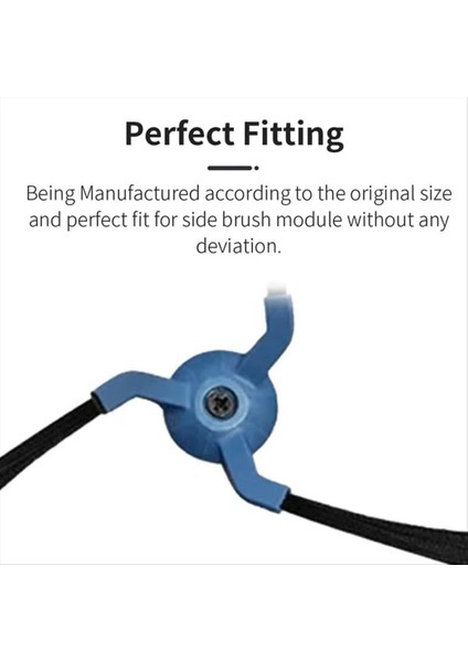 6 Pcs Yan Fırça Eufy X10 Pro Omni Robot Vakum Yedek Aksesuarlar Parçaları (Yurt Dışından) indirimleri