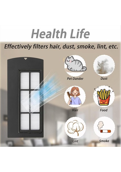 EUFY CLEE X9 PRO Vakum Separcı Yan Fırça Hepa Filtre Mop Kumaş Yedek Parçaları (Yurt Dışından)