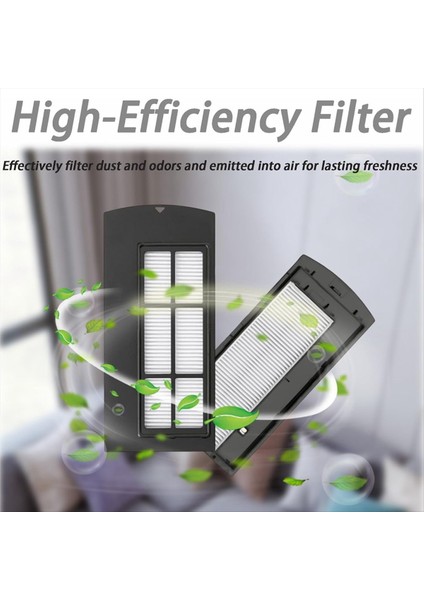 EUFY CLEE X9 PRO Vakum Separcı Yan Fırça Hepa Filtre Mop Kumaş Yedek Parçaları (Yurt Dışından)