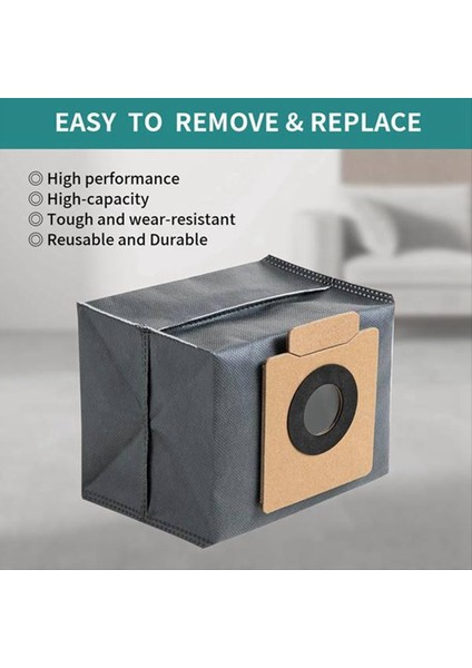 4pcs Eufy Temiz X8 Prof Pro Kendi Başlangıç Robot Vakum Temizleme Yedek Yedek Parçalar Çöp Çantası (Yurt Dışından) fırsatları