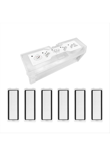 Roborock Q Revo Toz Kutusu Hepa Filtre Robot Vakum Yedek Yedek Parçalar Aksesuarları (Yurt Dışından)