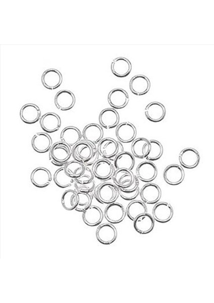 Mücevher Yapımı Için 1500 Parçalı Açık Atlama Halkaları 4mm Gümüş (Yurt Dışından) modelleri