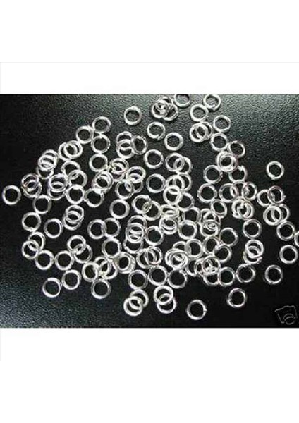 Mücevher Yapımı Için 1500 Parçalı Açık Atlama Halkaları 4mm Gümüş (Yurt Dışından) fırsatları