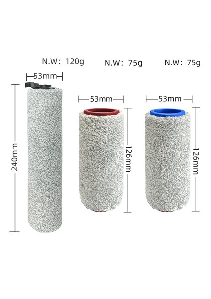 Roborock U10 Için 3pcs Ana Fırça Vakum Temizleyici Aksesuarları Ana Fırça (Yurt Dışından) modelleri