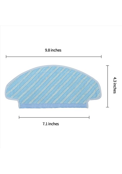 2x Ecovacs Deebot N10 N10 Plus Robot Vakum Süpürücü Ana Yan Fırça Hepa Filtre Mop Bez Toz Torbası Yedek Parçalar (Yurt Dışından) modelleri