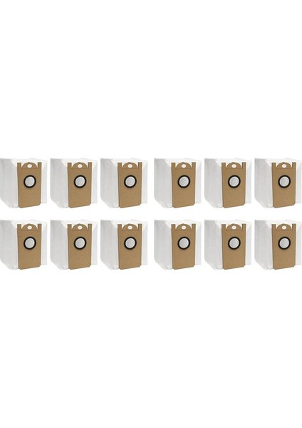 12 Paket Yedek Toz Torbaları A90+ Kendi Kendini Boş Olurken Robot Vakumu (Yurt Dışından)