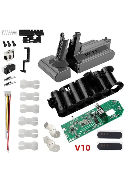V10 Pil Plastik Kılıf Şarj Koruma Kartı Dyson Için Pcb V10 25 2V Vakum Süpürge Mutlak SV12 Kabarık (Yurt Dışından) fiyatları