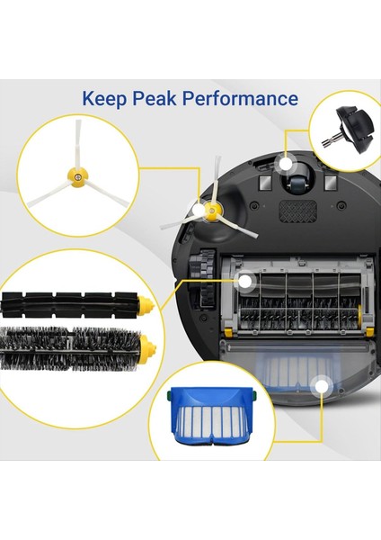 Irobot Roomba Için Yedek Parçalar 600 Serisi 692 675 677 671 694 614 691 670 615 676 639 621 679 Robotik Vakum Parçaları (Yurt Dışından) fırsatları