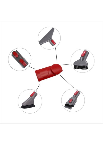 4pcs Clip Mandal Sekmesi Düğmesi + Dyson V6 V7 V8 V11 V12 V12 V15 Vakum Süpürge Parçaları Için (Yurt Dışından) modelleri