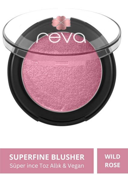 Superfine Blusher Wild Rose - Süper ince Toz Allık 7,5 gr - No: 705 - Vegan & Temiz İçerik
