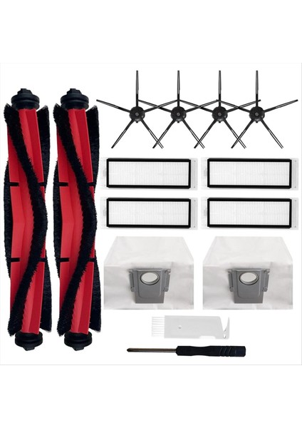 Roborock Q5 Q5+ Q5 Için Robot Vakum Süpürge Ana Yan Fırça Hepa Filtre Yedek Parçalar Aksesuarları (Yurt Dışından)