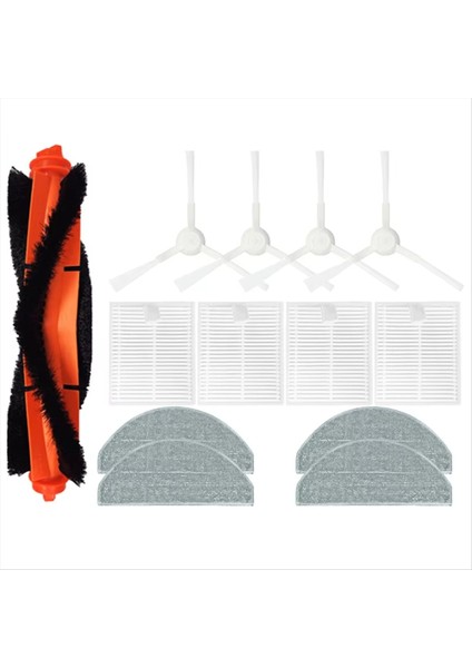 Ana Yan Fırça Kapağı Xiaomi S20 / D106 Temiz Robot Vakum Süpürge Yedek Parçalar Aksesuarları (Yurt Dışından)