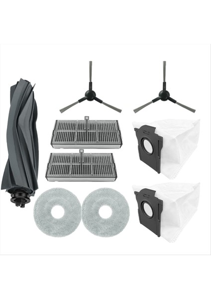 Dreame Mova E30 Ultra Vakum Yedek Parçalar Için Ana Roller Yan Fırça Hepa Filtre Mop Toz Çanta Aksesuarları (Yurt Dışından)