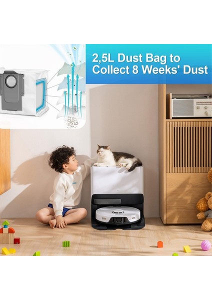 Roborock Için Aksesuar Kiti S8 / S8 Plus / S8 Pro Ultra Vakum Temizleyici Parçalar Ana Yan Fırça Filtreleri Mop Pad Toz Çanta (Yurt Dışından) indirimleri