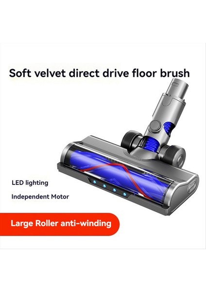 Dyson V6 DC58 DC59 DC62 DC62 DC72 DC74 Vakumlar Temizleyici Yedek Parça Ahşap Zemin Için Elektrik Zemin Fırçası Kafası (Yurt Dışından) fiyatları