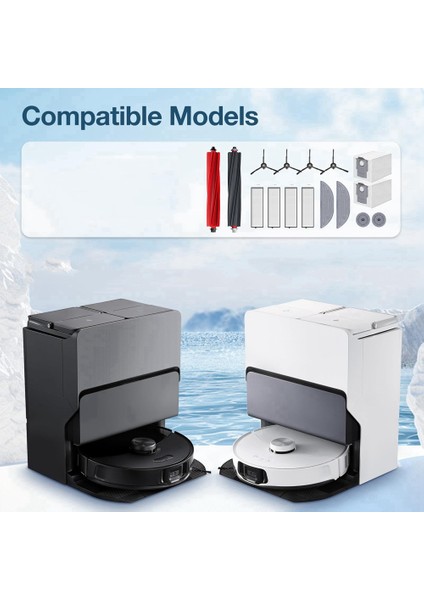 Roborock S8 Maxv Ultra Robot Vakum Süpürge Için 16 Pack Yedek Kit Fırça Filtre Mop Pad Toz Çantası (Yurt Dışından) modelleri