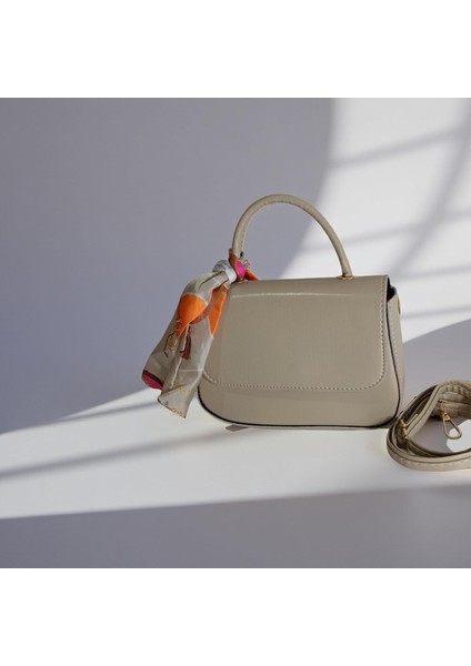 Kadın Fular Detaylı Askılıı Omuz ve Kol Çantası
