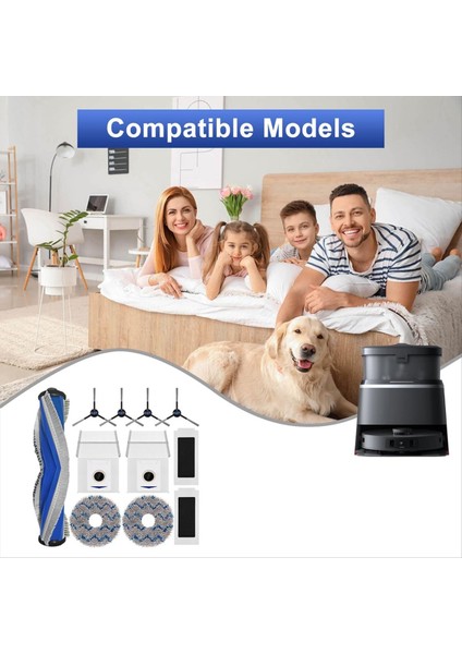 Yedı M12 Pro+ Vakum Süpürge Yedek Parça Kitleri Ön Anta Kılıf Silindir Fırçası Yan Fırçalar Paspas Toz Torbası Için Yedek Parçalar (Yurt Dışından) fırsatları