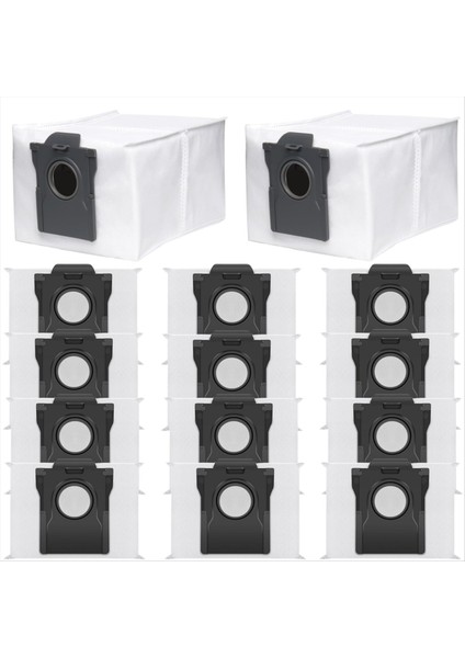 Dreame L10S PRO/X30 ULTRA/X40 Ultra Robot Vakum Otomatik Açma Bas 3 2 Litre Büyük Kapasite Toz Çantaları (Yurt Dışından)
