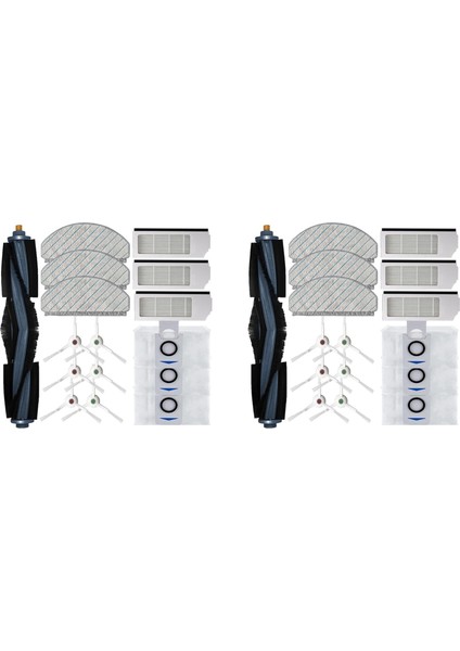 Ecovacs Deebot T10 Için 2x Yedek Yedek Parça Artı Robot Vakumu (Yurt Dışından)