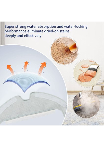 12PCS Dream D10S Için Paspas Bezleri Artı Robot Elektrikli Süpürge Değiştirilebilir Yıkanabilir Temizleme Bezi (Yurt Dışından) fiyatları