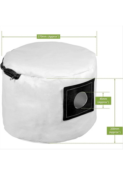 Henry Hetty James Edward AS200 Vakum Süpürge Yedek Parçaları Için Zip ile Yeniden Kullanılabilir Yıkanabilir Toz Torbaları (Yurt Dışından) indirimleri