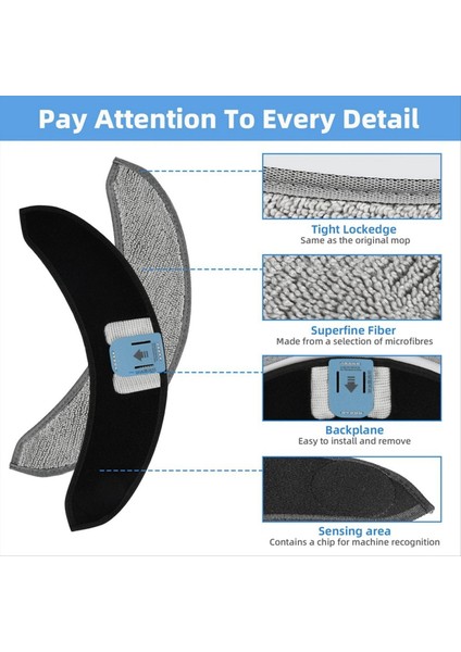 Irobot Combo Için J7+ / J9+ Robot Vakum Süpürge Ana Yan Fırça Hepa Filtre Mop Bez Toz Torbası Aksesuarları Parçalar (Yurt Dışından) fırsatları